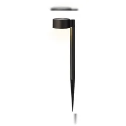 Lumineo LED Solar Außenleuchte 30cm Kunststoff Gartenlicht Gartenleuchte Gartenlampe Solarlampe Gartenbeleuchtung Wegeleuchte für Außen Garten Warmweiß