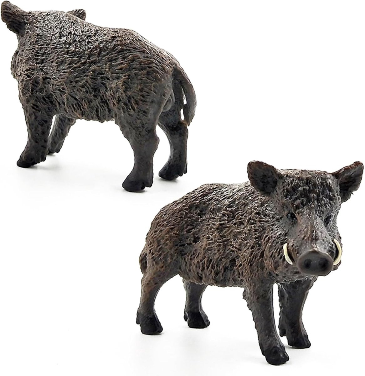 Handgeschilderd veelkleurig dierenfiguur miniatuurmodel voor tafeldecoratie B: 8 cm, D: 3 cm