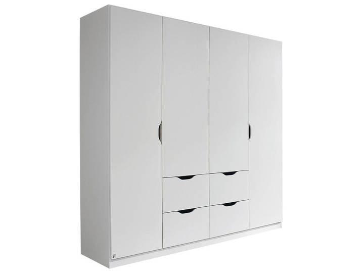 Rauch Möbel Drehtürenschrank Rauch Freising, Weiß, 2 Fächer, 4 Schublade(n) Schubladen, 181x197x54 cm, Blauer Engel, BQ - Bündnis für Qualität, Made in Germany, Schlafzimmer, Kleiderschränke, Drehtürenschränke