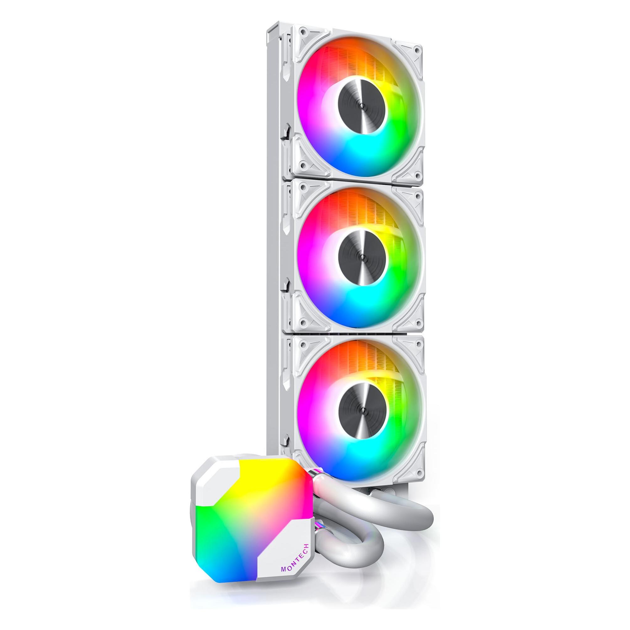 Montech Hyper Flow ARGB 360 AIO, White (HYPER FLOW ARGB 360 (W))