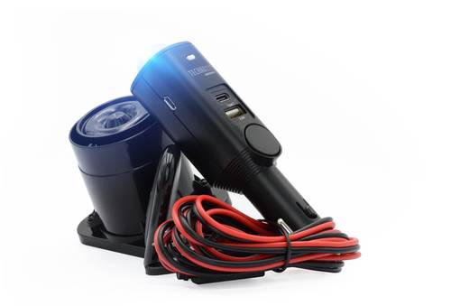 Technaxx TX-168 Auto Alarmanlage Inkl. Fernbedienung, Innenraumüberwachung, integrierte LED (blinkend), Integrierter Akku, Mobil