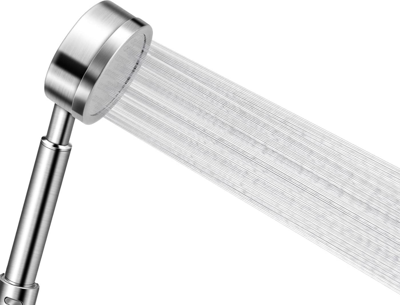 Waterbesparende RVS handdouche met hoge druk voor eenvoudige installatie