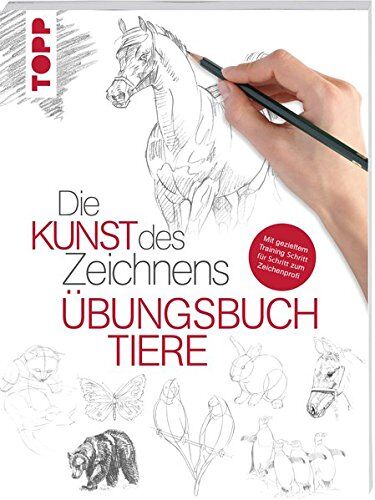 frechverlag - Die Kunst des Zeichnens - Tiere Übungsbuch: Mit gezieltem Training Schritt für Schritt zum Zeichenprofi - Preis vom 09.10.2026 07:28:09 h