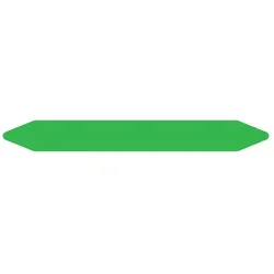 Brother, Etikettenrolle, Pre-Cut Pipe Marker Rolls Green/Water 26 X 250 mm Without (250 mm)