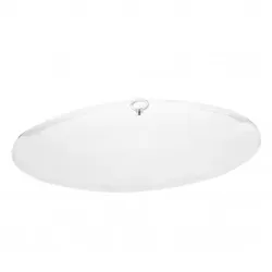 Ovaler Plexiglasdeckel 56 x 40 cm mit Griff für sicheren Halt