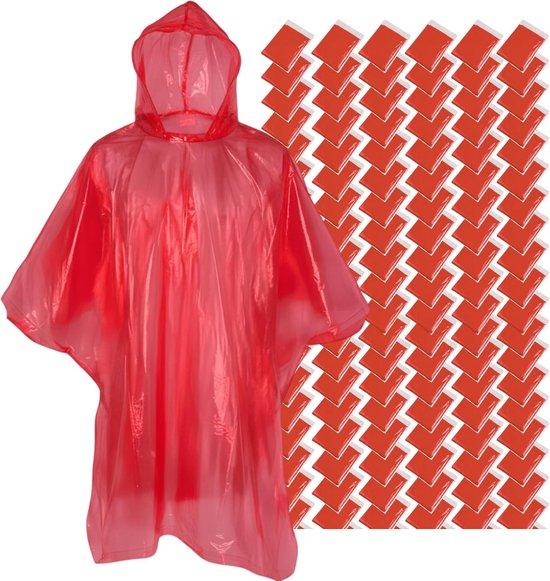 Transparente Regenjacke - Modell 200 - Faltbar und wasserdicht - Leichtgewichtig, ideal für Fahrradtouren