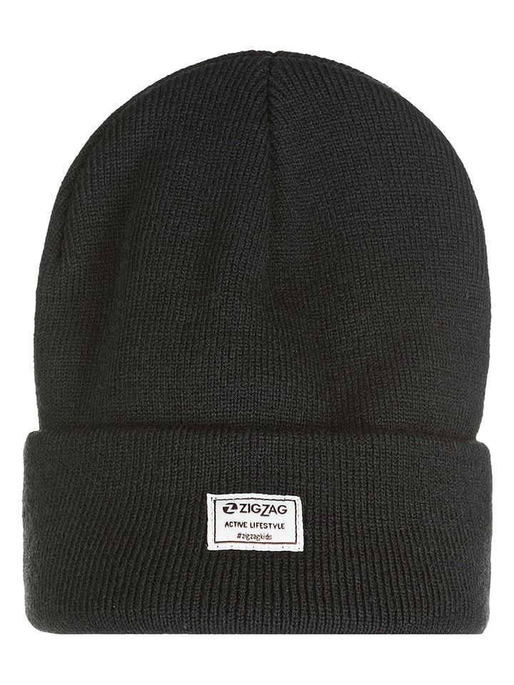 Zigzag Mütze "Rizzo" in Schwarz - onesize