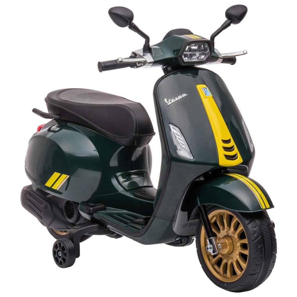Elektro-Kindermotorrad, Gelb, Grün, Metall, Kunststoff, 47x73x107 cm, Spielzeug, Kinderspielzeug, Kinderautos & Elektro-Kinderautos