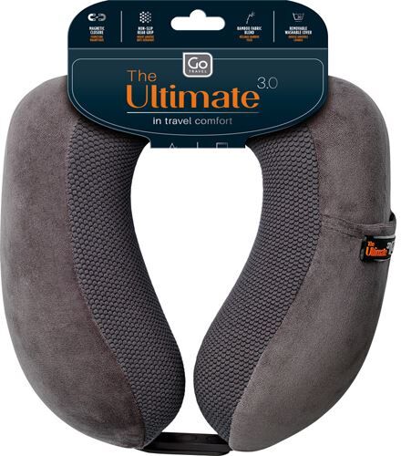 Almofada de Pescoço para Viagem Go Travel Ultimate 3.0 - Cinzento