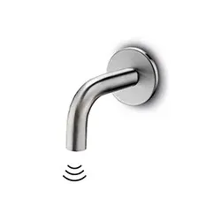 JEE-O slimline elektronische Wand-Waschtischarmatur kurz, edelstahl gebürstet, 800-1540 800-1540