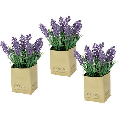 Kunstblume I.GE.A., lila (violett), B:10cm H:20cm T:10cm, Kunststoff, Kunstpflanzen, im Topf