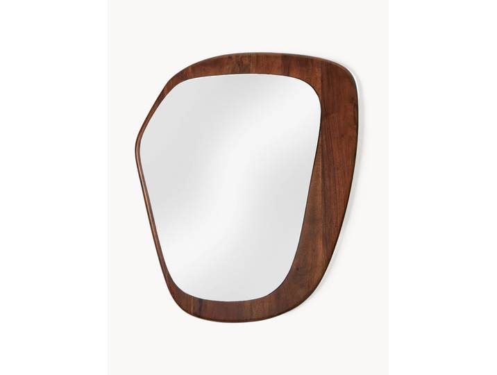 Miroir mural avec cadre en acacia