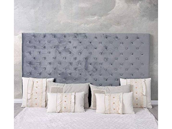Bettkopfteil Samt Betthaupt Boxspringbett Kopfteil Polsterkopfteil Wandkissen fha048 Palazzo Exklusiv