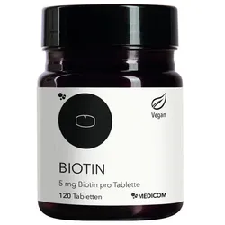 Biotin 5 Mg Biotin Pro Tablette 120 St