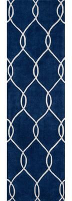 Momeni Bliss Hand Tufted Polyester Contemporary Geometric Area Rug.