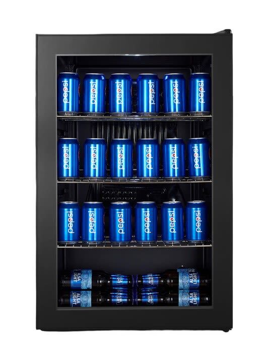 Freistehender Bierkühlschrank - Northern Collection 115 | Schwarzes Design | | LED-Beleuchtung | 115 Liter Kapazität