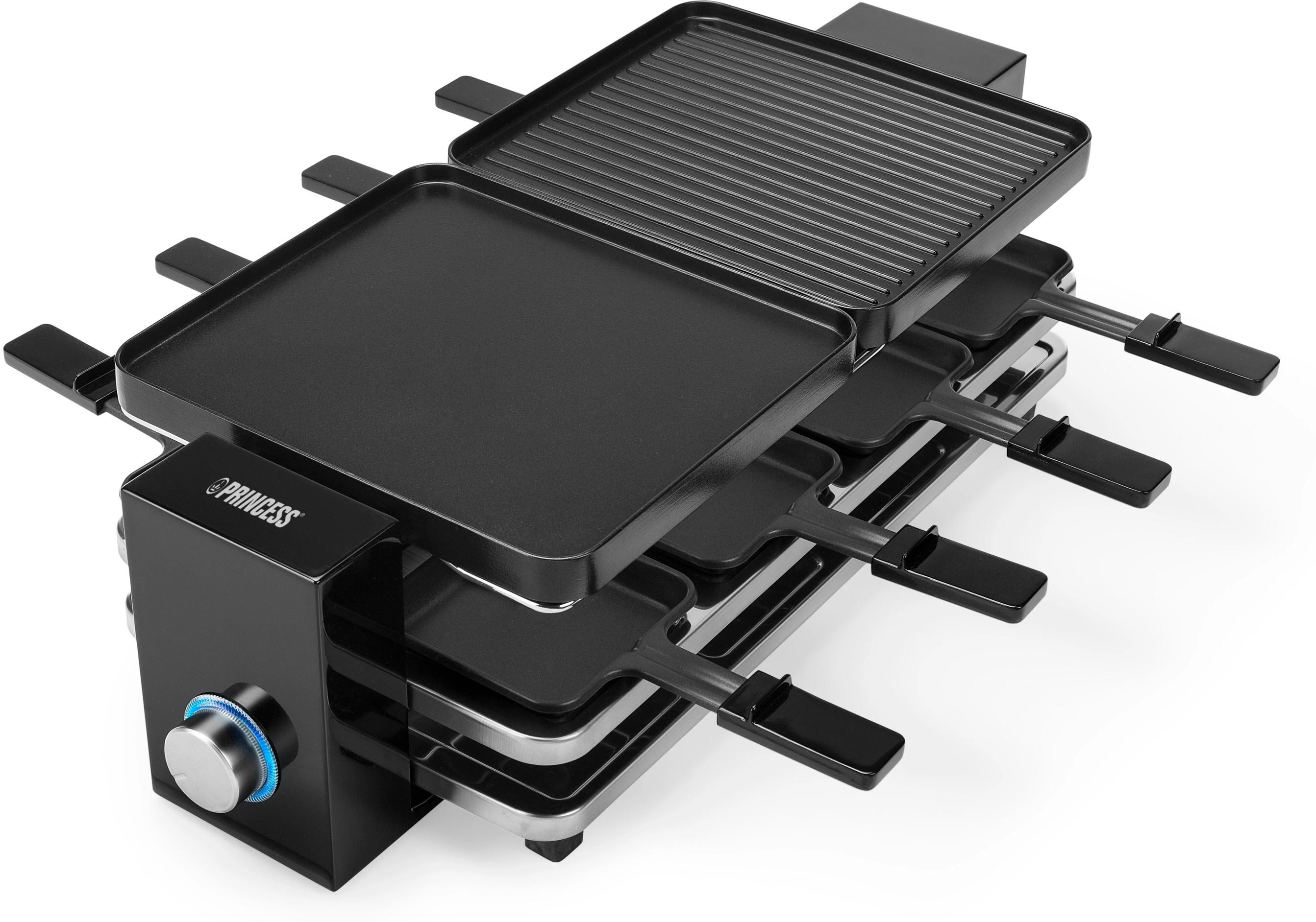 Princess Raclette "Piano 8 Personen", schwarz, Raclettes, Raclette Grill, Raclette schwarz Einheitsgröße