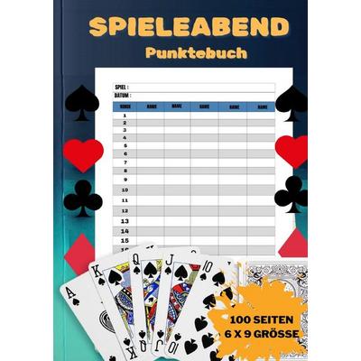 SPIELEABEND | Punktebuch | Spielebuch | Notizbuch, Taschenbuch von Adriana Saru, Epubli, 978-3-8197-1247-0