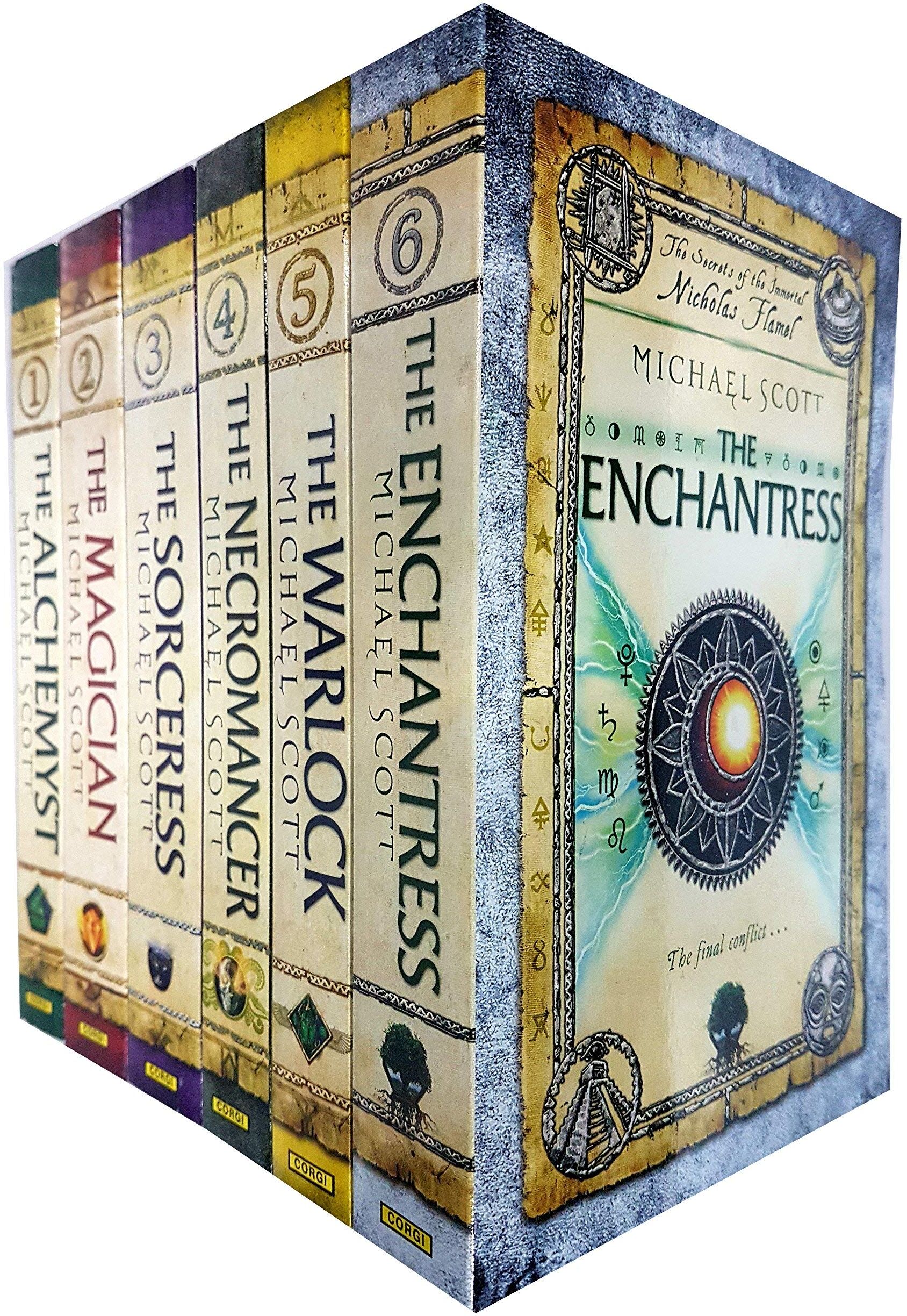 Corgi Books The Secrets of the Immortal Nicholas Flamel 6 Books Collection Set by Michael Scott - Young Adult Fantasy Paperback - Ages 9-17