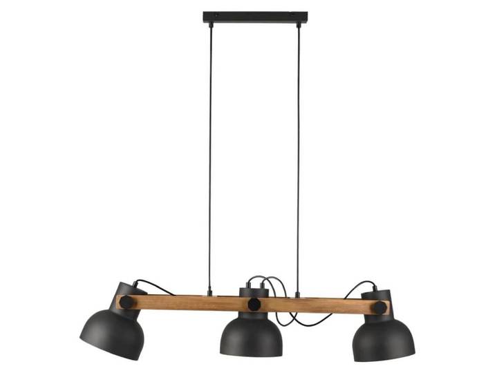 Produit de deuxième choix - Suspension Just Light Cup 2.0\, métal noir\, 3 ampoules E27\, style moderne