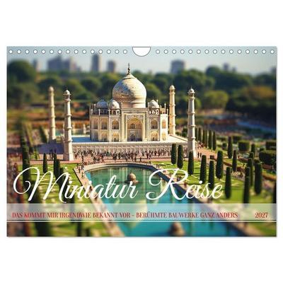 Miniatur Reise (Wandkalender 2027 DIN A4 quer), CALVENDO Monatskalender