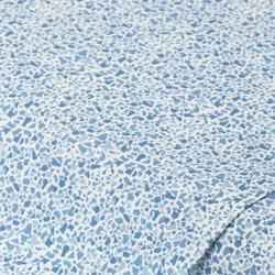 Baumwollstoff Mosaik-Splitter "Mona", blau-color