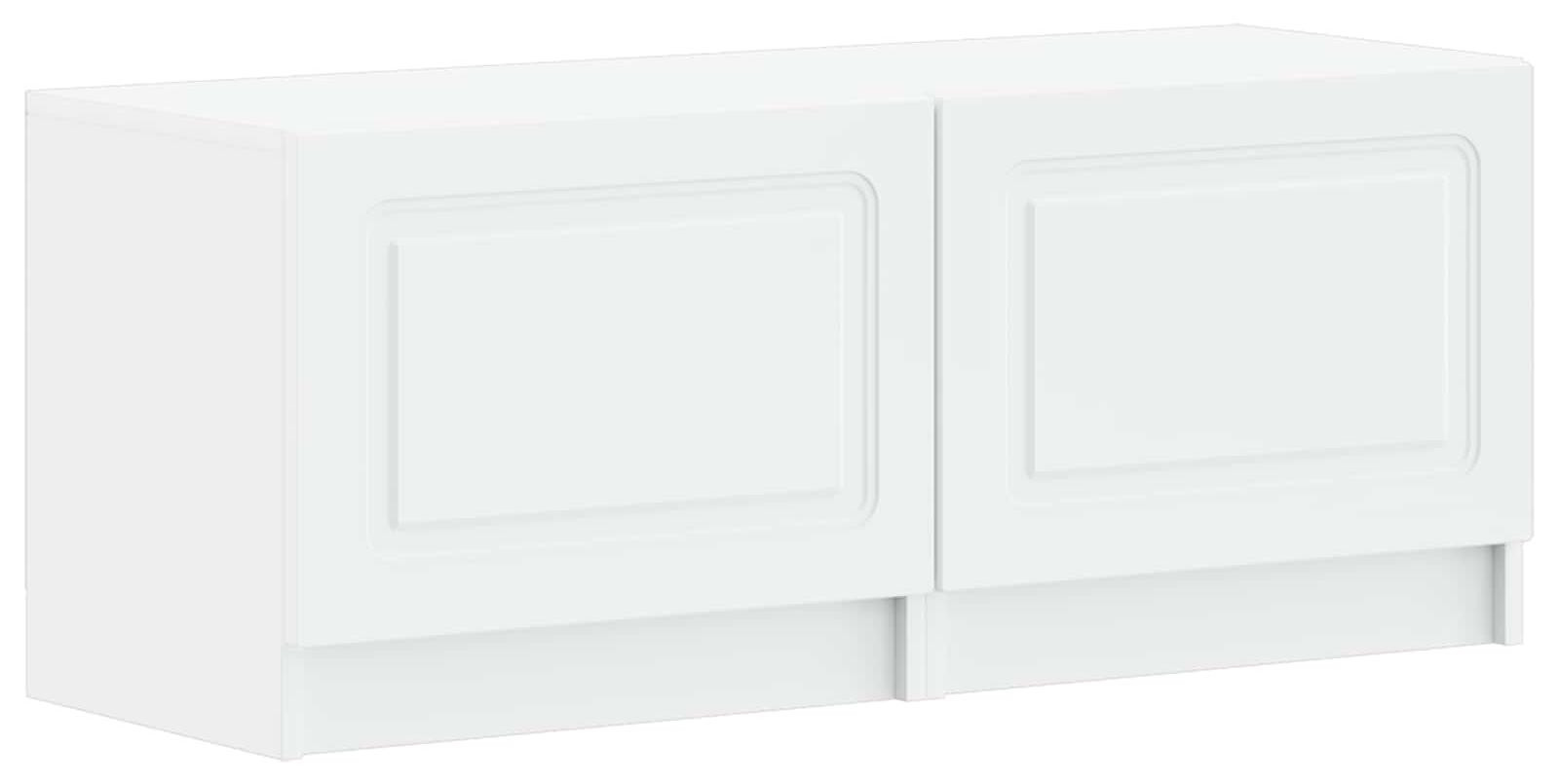 vidaXL Moderne TV-kast met mediacompartimenten, wit