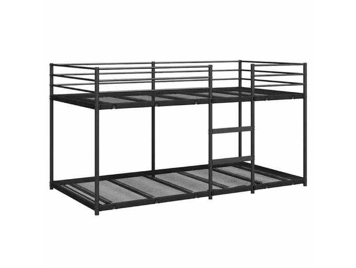 Magnifique Lit superposé sans matelas noir 90x200 cm acier - design polyvalent - pour maison - Noir 27.25 kg 2026_910179