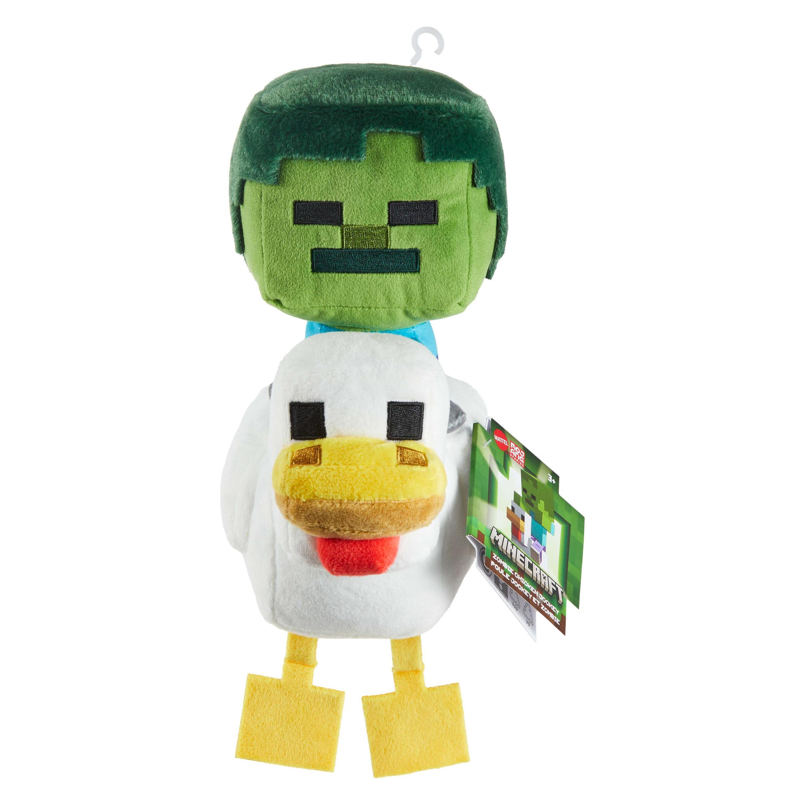 Mattel Minecraft Deluxe Plush - Chicken Jockey (20.30 cm) (JMY77)