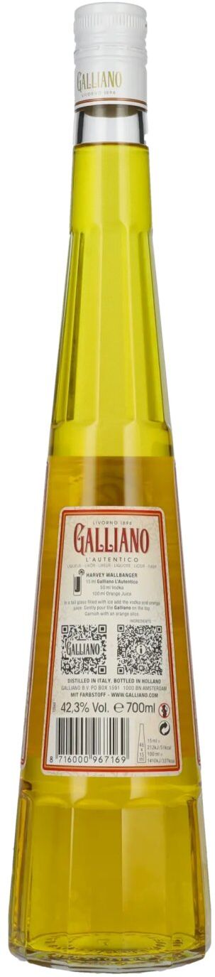 Galliano Likör Galliano L'Autentico 42,3% Vol. 0,7l