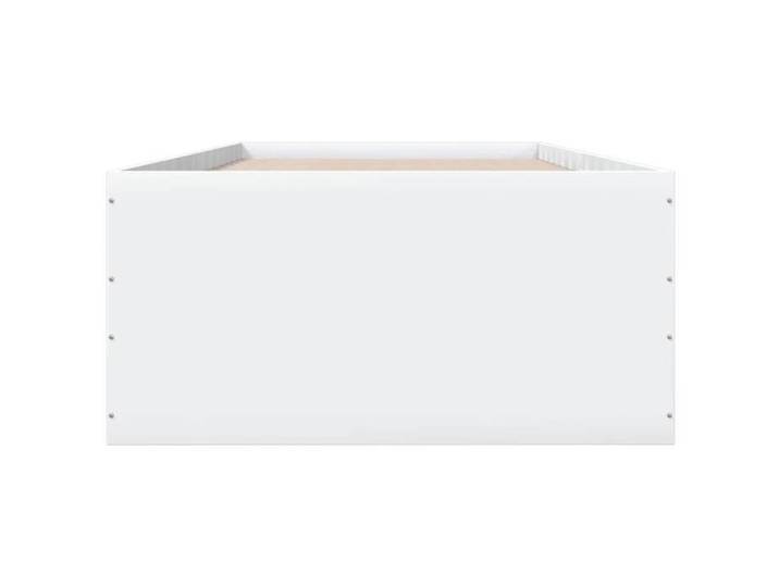 Lit 1 place 90x200cm - VIDAXL - Structure/Cadre de lit - sans matelas - blanc L927