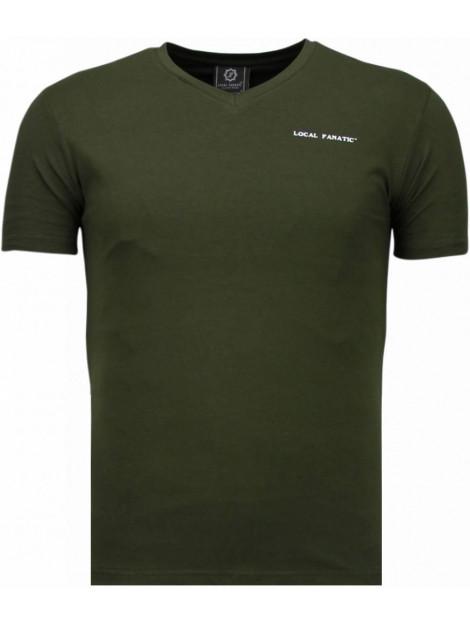 Local Fanatic Basic v neck t-shirt