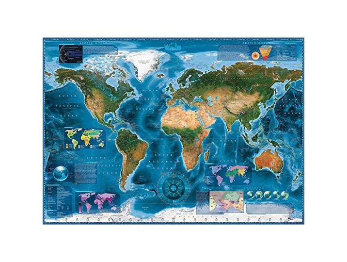 Satellite Map Puzzle: 2000 Teile