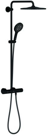 Grohe Rainshower SmartActive Duschsystem SmartActive 22119KF0 310 22119 mit Thermostat phantom black