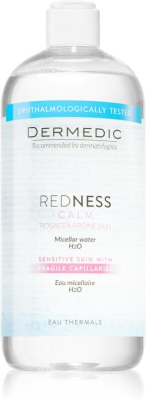 Dermedic Redness Calm Mizellenwasser für empfindliche Haut mit der Neigung zum Erröten 500 ml