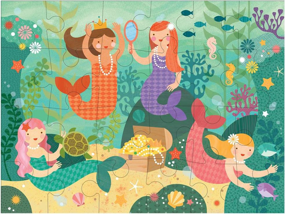 Sonstige Verlage Mermaid Friends vloerpuzzel