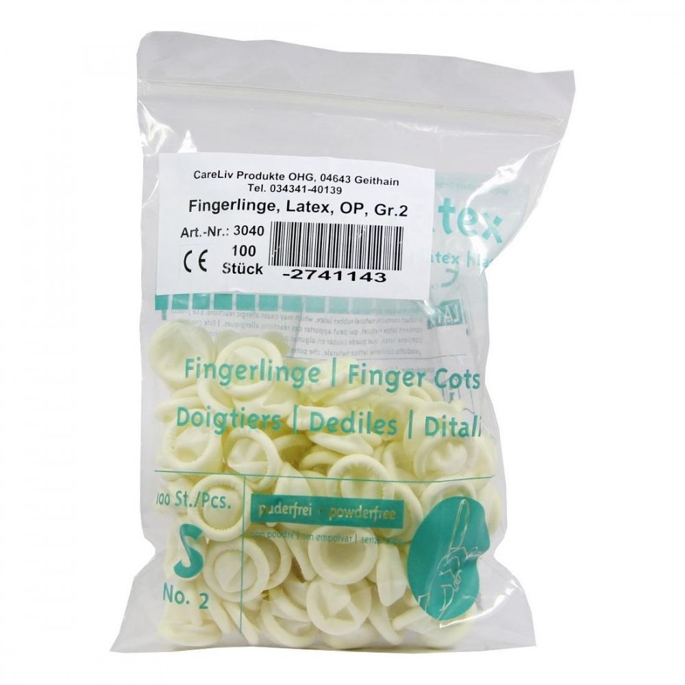 Careliv Produkte OHG Fingerling Latex Op Größe 2 02741143