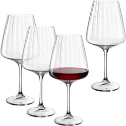 Leonardo Rotweinglas Paolo 250 ml, 4 Stück, Material: Glas, Weingläser, Transparent