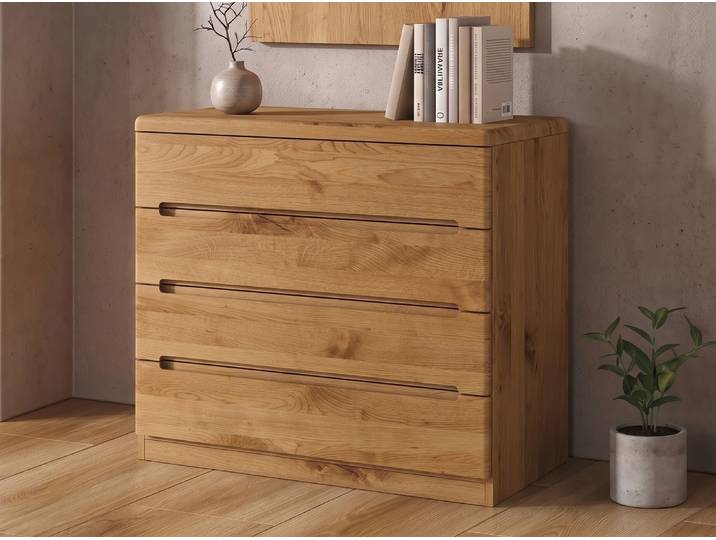 Kommode Wildeiche „Marlon“ 100 cm Massivholz Wildeiche