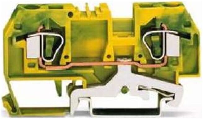 WAGO Schutzleiterklemme vert/jaune 0,2-6 mm² 282-907 (282-907)