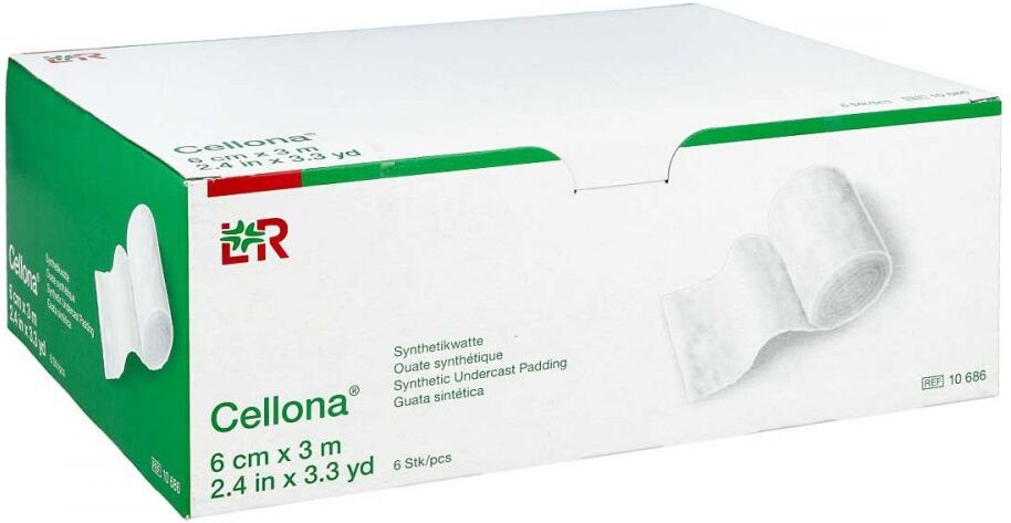 Cellona Synthetikwatte 6cmx3m 10686 6stk