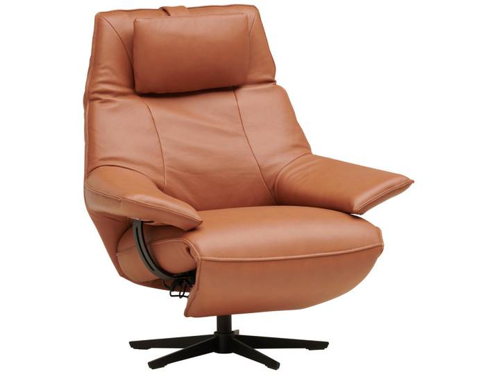 Dieter Knoll Relaxsessel, Rostfarben, Metall, Echtleder, Nappaleder, 92x79x82 cm, Goldenes M, Dgm, Fussart wählbar, Lederauswahl, Stoffauswahl, Relaxfunktion, gepolsterte Armlehnen, inklusive Armlehnen, Wohnzimmer, Sessel, Relaxsessel