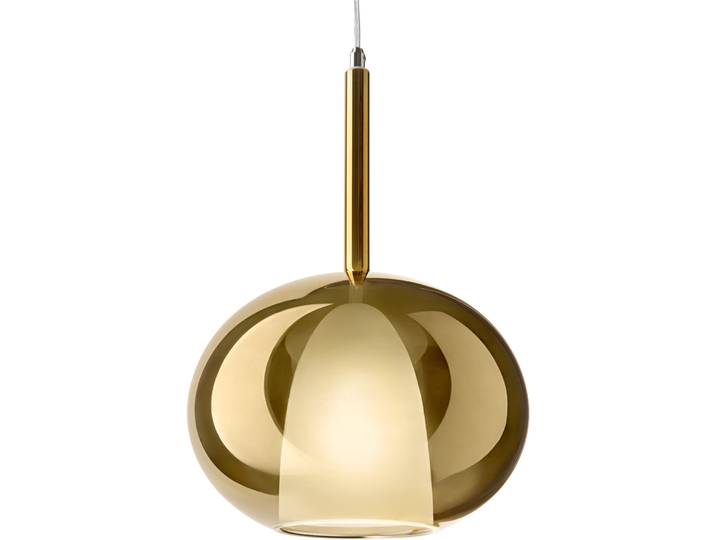 Desinger-Pendellampe Giberti Luce Carina XXL Glas Gold D: 28 cm, E27 - Designer-Pendellampe