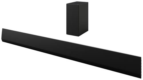 LG Electronics DSG10TY.DDEULLK Soundbar Schwarz inkl. kabellosem Subwoofer, Dolby Atmos, High-Resolution Audio, Wandbefestigung