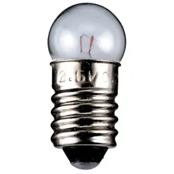 goobay Kugelförmige Lampe Sockel E10 6,0 V 0,60 Watt (Bulk)