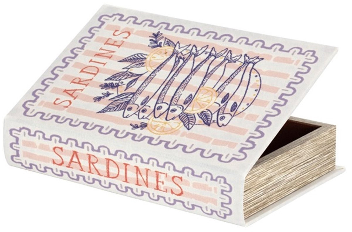 Opbergboek Sardines Stamp 26 x 17 cm