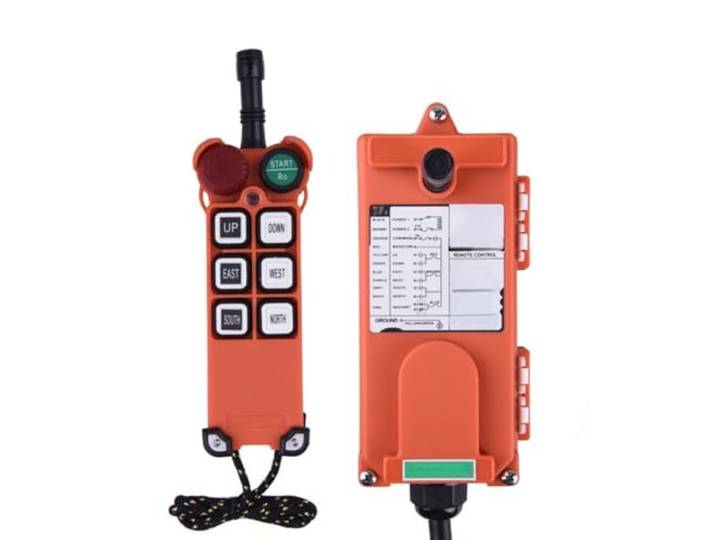 F21-E1 6 Tasten Industrial Wireless Radio Kran Fernbedienung Schalter Hoist Overhead Brücke Lift Steuerung für Lift, Heckklappe(220)