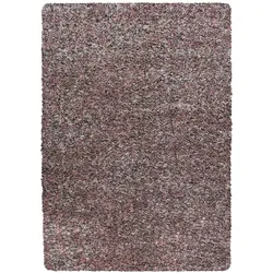 Carpetsale24 Hochflor Teppich 120x170 cm Rosa – Shaggy, Meliertes Design, Flauschig & Pflegeleicht, Jute-Rücken – Perfekt für Schlafzimmer