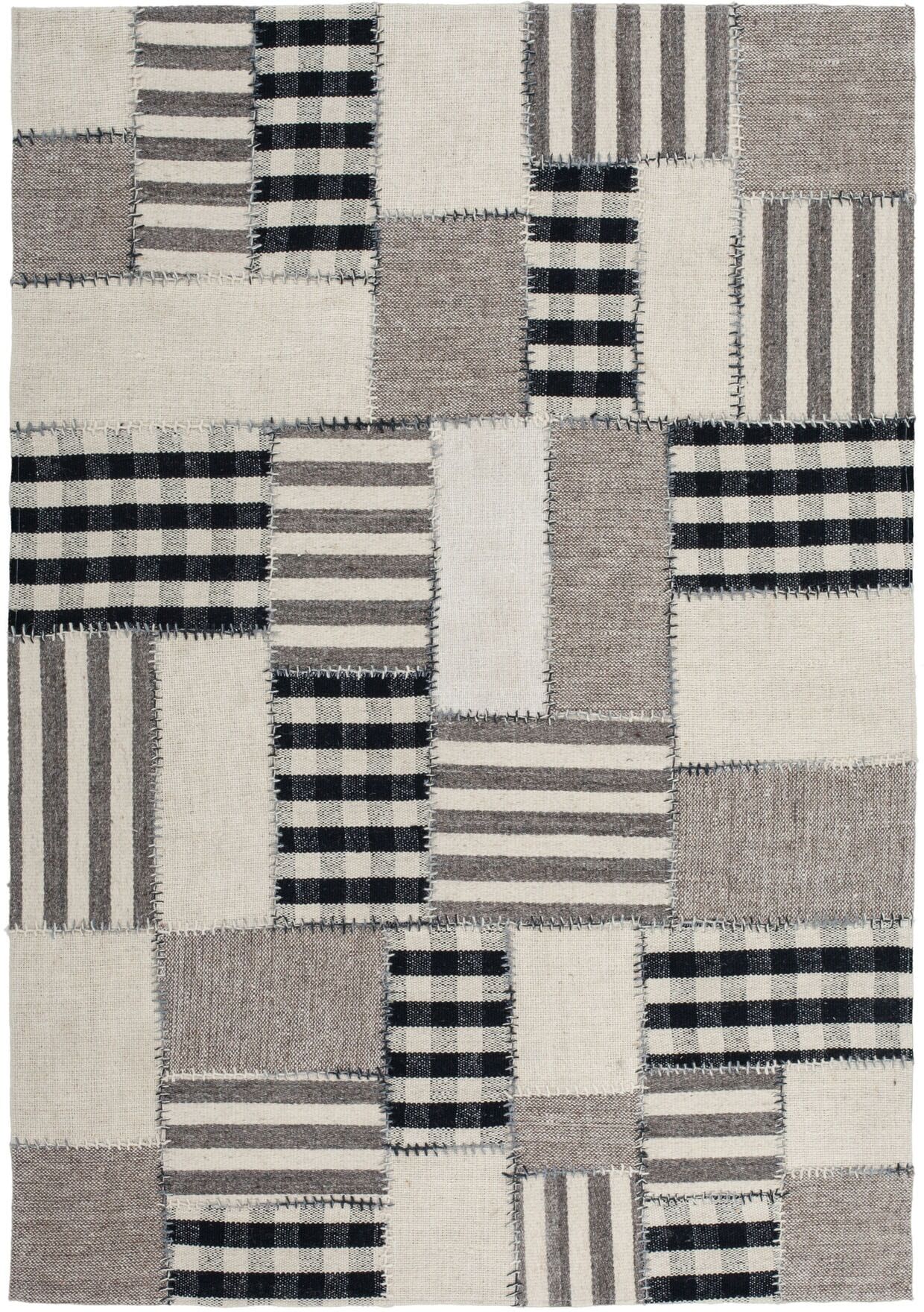 Teppich KAYOOM "Liana 214", beige (natur), B:160cm H:10mm L:230cm, Wolle, Teppiche, Teppich, Handgefertigter Seidenteppich, Unikat, mit Echtheitszertifikat natur B : 160cm 1 Stk., 10mm, L: 230cm