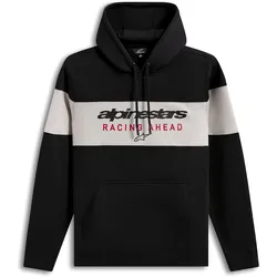 Alpinestars Cubic, Kapuzenpullover - Schwarz/Hellgrau - M